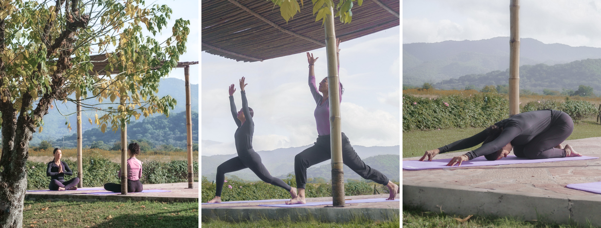 clase de yoga con nuestra profe Celeste